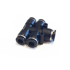 1 Box (40 units) Push-Fit 4 Way T-Connector for 4 Jet Brushes - no red clip